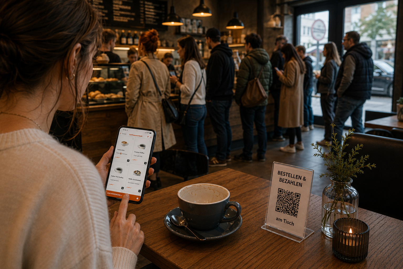 QR Code Tischbestellung